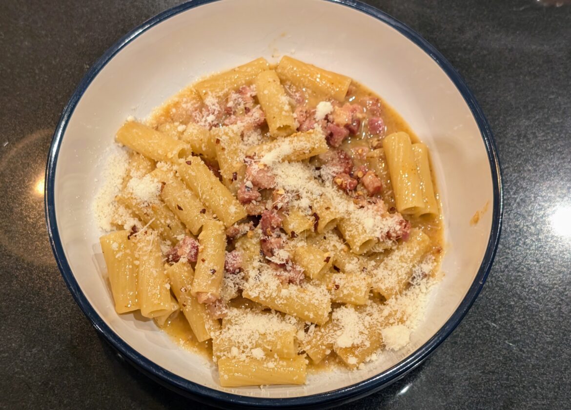 pasta carbonara