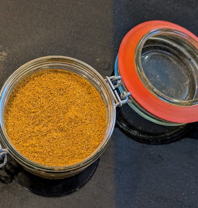 spice mix in a jar